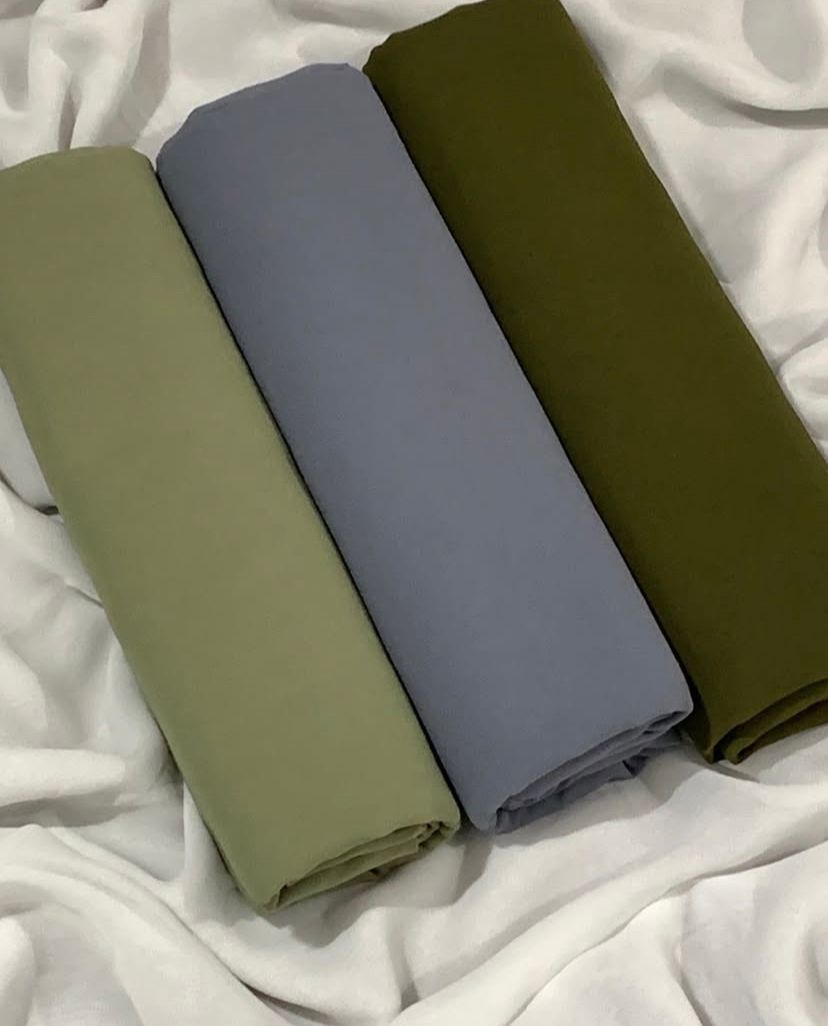 Plain Georgette Hijab