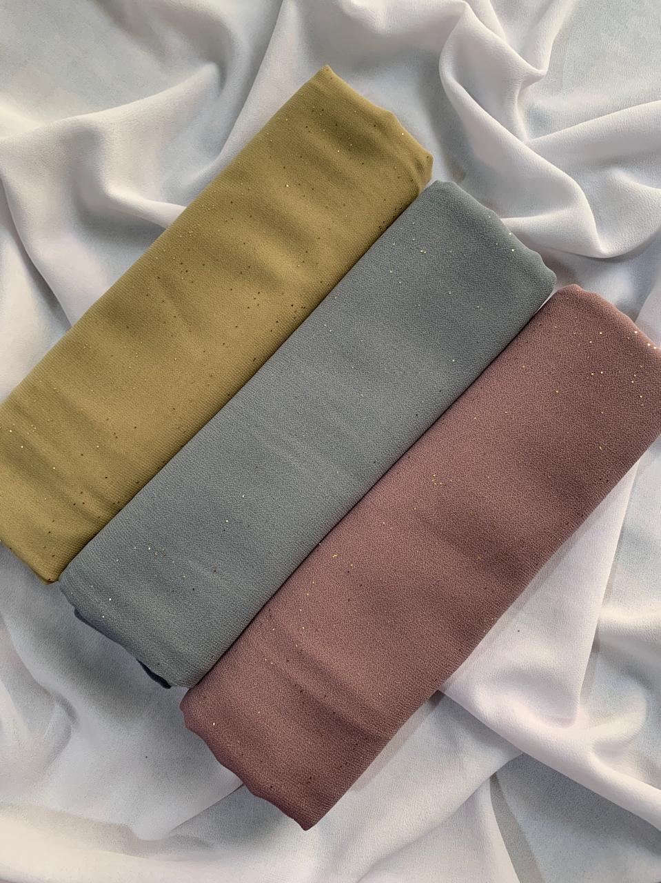 Glitter Georgette Hijab