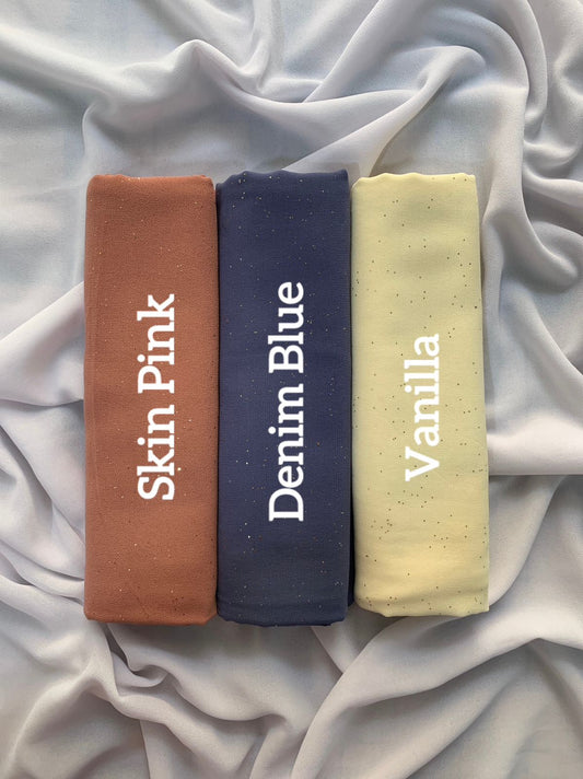 Glitter Georgette Hijab