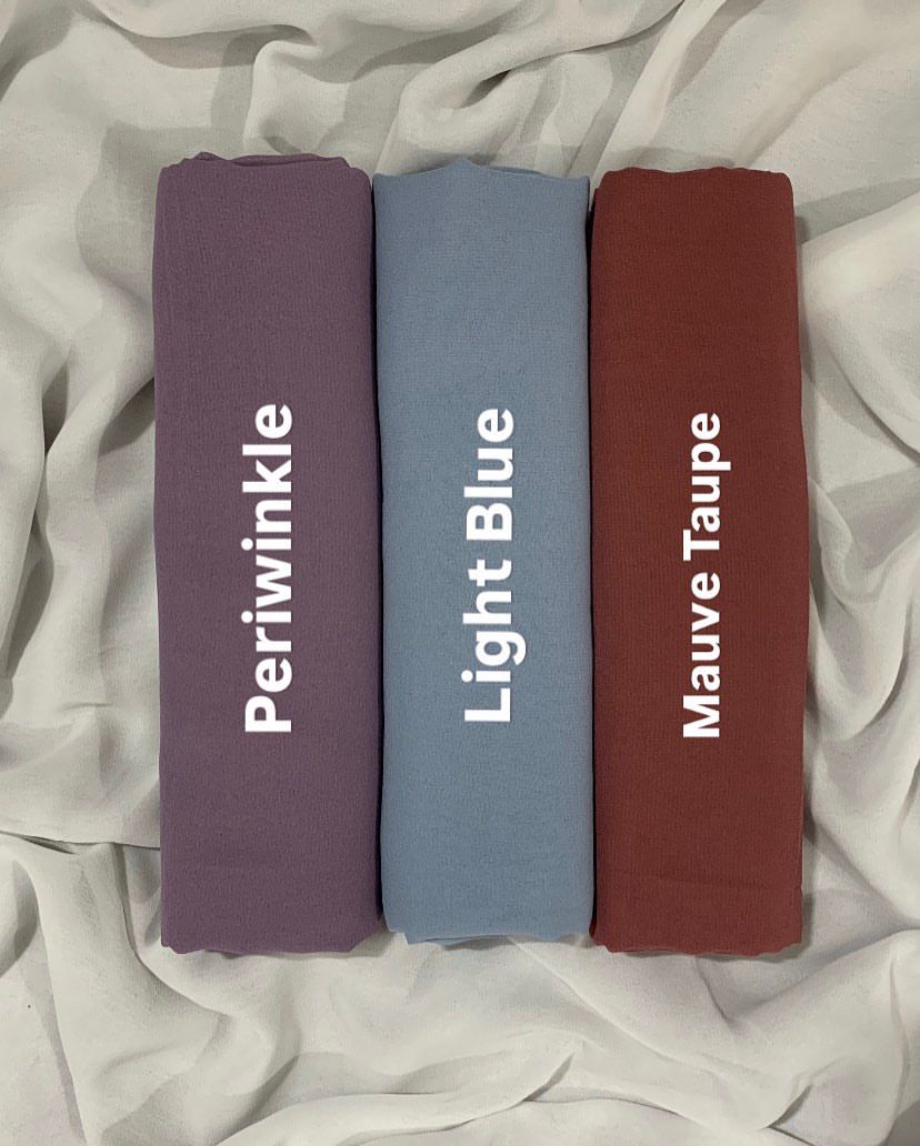 Plain Georgette Hijab