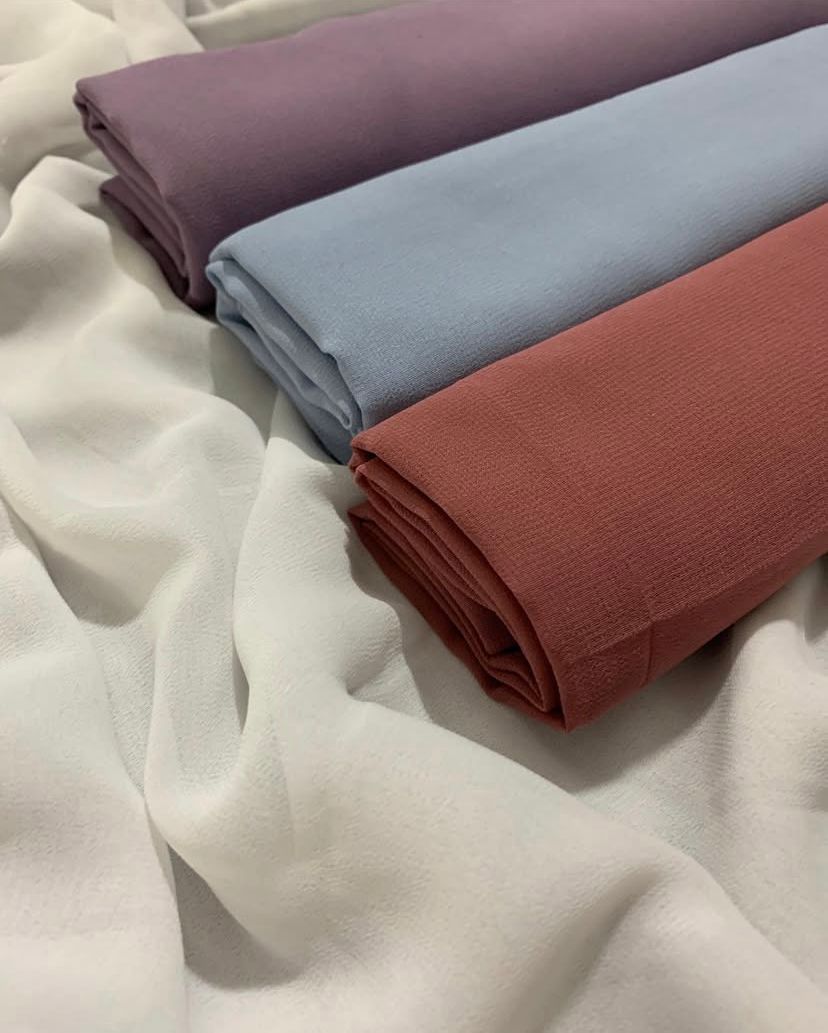 Plain Georgette Hijab