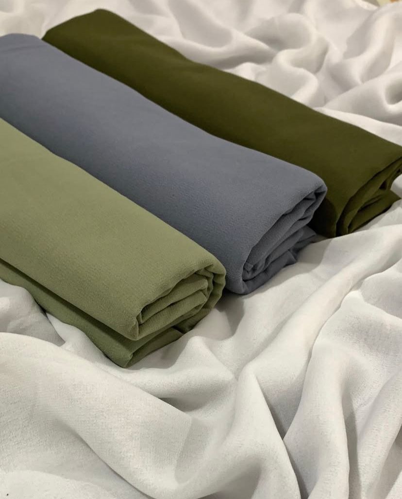 Plain Georgette Hijab