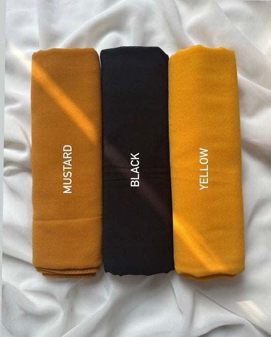 Plain Georgette Hijab